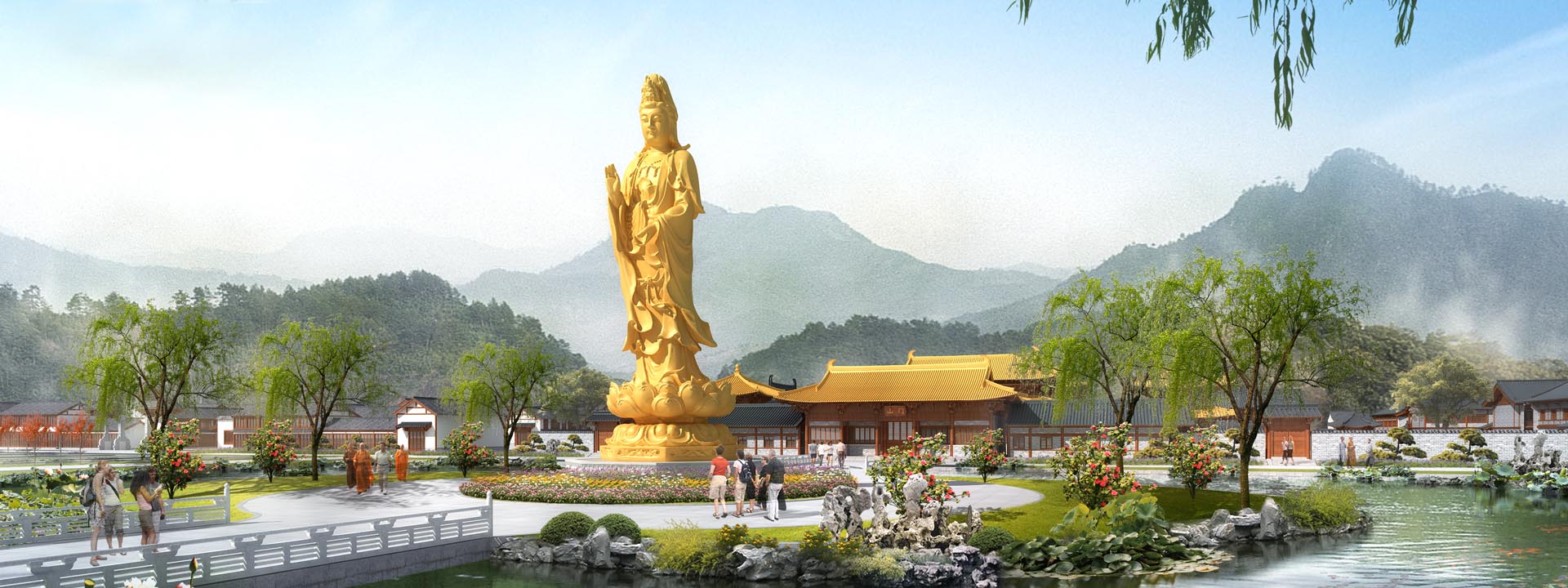寺廟設計效果圖